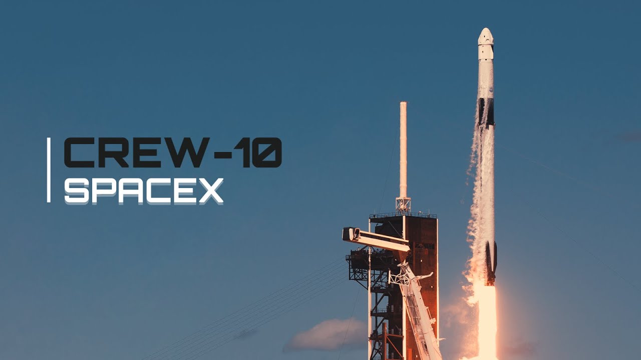 🔴 EN DIRECT LANCEMENT SPACEX CREW-10 (Mission habitée - Fusée Falcon 9 - Lancement spatial FR )